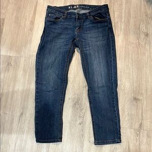 Jeans Men's Slim Straight Jeans - Dark Blue